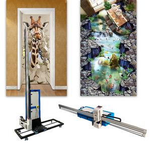 Máquina de Impresión Mural Vertical con Efecto 3D, Tinta UV Digital, 3m de Altura, con Rieles y Ruedas, para Decoración de Edificios - Product Image 1