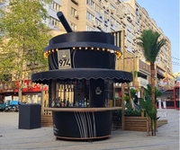 Fourgon de Boulangerie Mobile en Aluminium avec Four à Plateau, Étuve de Fermentation, Pétrin, Vitrine en Verre Trempé, Résistant à la Rouille pour Pain, Gâteaux et Desserts