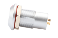 Conector hermético impermeable HHG de 4 pines, enchufe de montaje en panel, sellado IP67, directo de fábrica