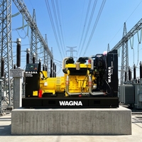 Groupe électrogène diesel triphasé à châssis ouvert Wagna 500 kW 625 kVA 50 Hz, alimentation de secours industrielle pour chantier