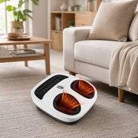 Masseur de pieds électronique portable à pression d'air automatique Shiatsu pour la circulation sanguine