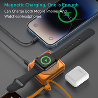 COTECi Personnalisé 22.5w 10000mah Chargeur Magnétique 3 en 1 Chargeur Sans Fil Magnétique Power Bank pour Téléphones Mobiles