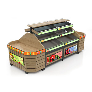 ชั้นโชว์ผักและผลไม้ผลิตจากอลูมิเนียมสำหรับซูเปอร์มาร์เก็ตและร้านขายของชำ - Product Image 5