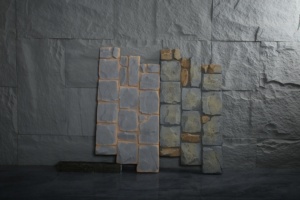 Ladrillos de piedra <span class=keywords><strong>caliza</strong></span> triturada Pu Fortress Big Slab para paredes exteriores de villas modernas y paisajismo de patios al aire libre - Product Image 6