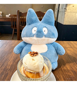 Peluche Munchlax Carino, Giocattolo Kawaii Pokémon, Animale di Peluche Blu con Corpo Rotondo, Pancia Grande e Denti Bianchi, Regalo all'Ingrosso - Product Image 6