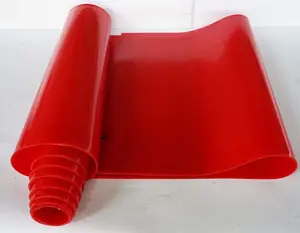 ポリウレタンシートプラスチックシート赤色ポリウレタンPUゴムプレート