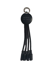 Cadeaux d'affaires, chargeur de clé USB 5V/2A, type C/micro/a, câble de charge multi-prise 3 en 1 avec logo personnalisé