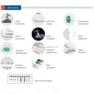 Máquina de Costura Elétrica Mini 520 Máquina de Costura Multifuncional Doméstica - Product Image 3