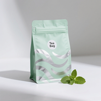 Sacs en plastique d'emballage de thé Thai Slim Milk Chrysanthemum Kambucha Pochette debout zip-lock refermable en chinois avec impression personnalisée