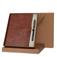 Regalo Empresarial, Artículos de Oficina, Cuadernos A5 de Imitación de Cuero con Encuadernación Perfecta, Personalizables, para Estudiantes