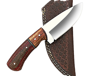 มีดเชฟทำครัวกลางแจ้ง งานตีขึ้นรูปด้วยมือ คุณภาพระดับอุตสาหกรรม สำหรับแล่เนื้อ แล่กระดูก มีดเชือดเนื้อ ใบมีดเดี่ยว ด้ามไม้มะเกลือ รับผลิตแบบ OEM - Product Image 4