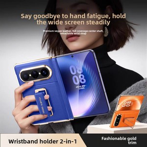 Étui de protection pour Huawei PuraX Max avec dragonne, cadre de protection de la charnière, coque de protection d'écran pliable tout-en-un tendance - Product Image 1