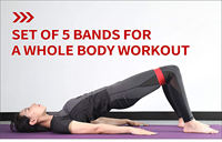 Pratique tirer fesses élastiques Yoga entraînement Fitness Sport anneau bandes de résistance équipement
