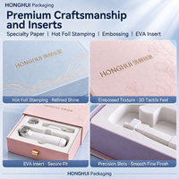 Boîte cadeau en papier magnétique personnalisée, boîte d'emballage pour appareil de beauté, boîte imprimée de luxe