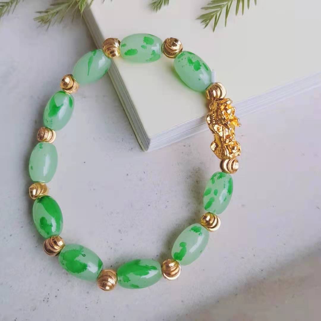 5 bracciale verde
