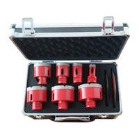 Juego de brocas de diamante M14 5/8-11 soldadas al vacío para azulejos, granito, mármol, cerámica y hormigón, kit de sierra perforadora en seco OEM CE