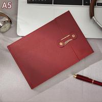 Carnet de notes professionnel minimaliste 2027, nouveau style, logo personnalisé, design enveloppe à rabat, couverture rigide en PU