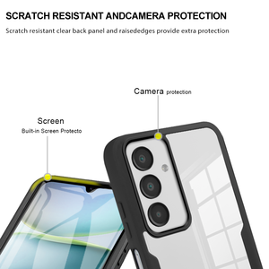 Funda protectora de pantalla PET transparente de cuerpo completo de 360 grados para Samsung para Galaxy A17 A26 A36 A16 A06 <span class=keywords><strong>A55</strong></span> con funda de cubierta frontal - Product Image 3