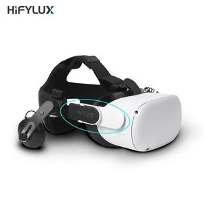 Hifylux Deluxe Audio Cinghia (DAS) adattatore di Auricolare Kit Connettore per Oculus Quest 2 per HTC VIVE Deluxe Audio Cinghia