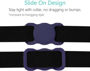 Collar de silicona suave antipérdida para perros, funda protectora de gel de silicona para apple <span class=keywords><strong>airtag</strong></span>, rastreador GPS - Product Image 4