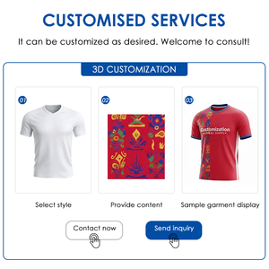 Футбольная форма на заказ для сборной Гаити, сублимационная печать, Чемпионат мира 2026, быстросохнущая, дышащая футболка, OEM - Product Image 5