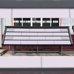 Tuiles solaires BIPV avec double vitrage CdTe 3,2 mm, efficacité 75 W, panneaux 1250x450 mm, 2 pièces/m - Product Image 4