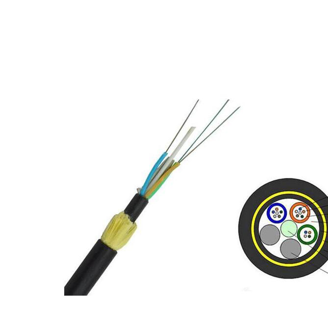 MT-ADSS самоподдерживающийся Диэлектрический кабель волоконно-оптический кабель производитель один оболочка двойной 4-х ядерный самоподдерживающийся Диэлектрический кабель питания кабель диапазона 100m 24 сердечника 48 жильный кабель изготовленный на зака