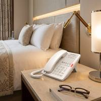 Téléphone d'hôtel H4 pour chambre d'hôtes, téléphone IP VoIP SIP, Wi-Fi double bande 6, 5 touches programmables, USB-A, icônes de touches personnalisables