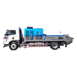 JIUHE HBC100 Diésel 110m³/h Modelo de Alta Presión con Componentes Hidráulicos Centrales para Camión Bomba de Hormigón para Obras de Construcción - Product Image 1