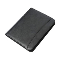 Porte-documents en cuir PU personnalisé sur mesure avec emplacements pour cartes/stylos