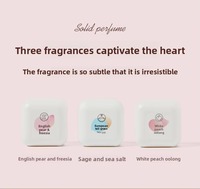PEACH JO+ Celebrity Dames Disc-vormige Vaste Parfum Bloemig Fruitig Geur Sample Formaat Draagbaar Langdurige Geur Fabriek