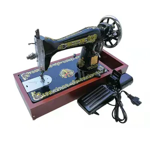 Hogar mini escritorio pequeño multifuncional eléctrico de la máquina de coser costura
