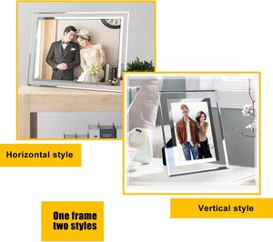 Wholesale Hot Sale 3.5X5 4X6 5X7 8X10 A4/<b>A5</b> Leatherette Custom Color Digital Printing Modern Custom Logo <b>Photo</b> <b>Frame</b> Export - Product Image 4