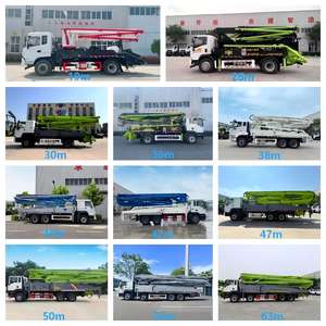 Camion pompe à béton à flèche de 40 m à haut rendement avec 140 m3/h Fabricant chinois Nongjian - Product Image 6