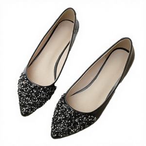 Zapatos Planos de Punta Cerrada para Mujer, MOQ Bajo, Antideslizantes, Ligeros, a la Moda, para Primavera, Verano y Otoño - Product Image 4