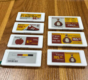 Etiquetas de Precio Digitales E-Ink de 2.9 Pulgadas, Solución ESL para Supermercados, Sistema EAS, Etiqueta Electrónica NFC para Ropa de Supermercado - Product Image 1