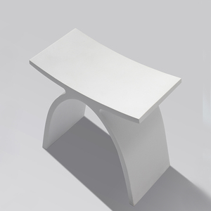 <span class=keywords><strong>Tabouret</strong></span> de <span class=keywords><strong>douche</strong></span> en résine de surface solide avec design européen, siège de toilette personnalisable <span class=keywords><strong>pour</strong></span> bébés, enfants, salle de bain, chambre à coucher - Product Image 2
