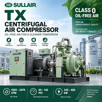 Kompresor Udara Sentrifugal Sullair TX Tipe Bebas Oli 1050-2470CFM 60-145PSI Perawatan Rendah untuk Solusi Udara Industri