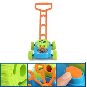Tondeuse à gazon automatique avec souffleur de bulles, jouet à pousser pour enfants - Product Image 4
