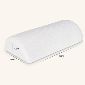Semi Roll Pillow Half Moon Bolster Rodilla Almohada para Side Back & Stomach Sleepers Posicionador funcional - Product Image 4