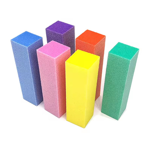 Bloc polissoir à ongles durable 4 faces, outil de manucure et pédicure, 9,5 cm, blanc, pour modelage et ponçage, vente en gros - Product Image 3