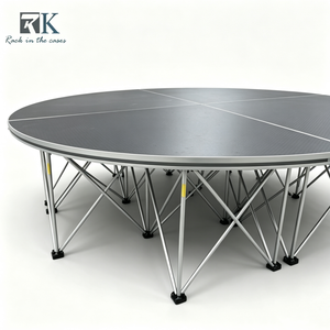 เวทีอลูมิเนียมทรงกลมคุณภาพสูงแบบพกพาสำหรับงานกลางแจ้งและคอนเสิร์ต - Product Image 1