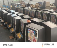 Machine de jeu d'arcade en bois de haute qualité, marque Bby, 220V, pour modèle Mario-02 japonais/anglais, à monnayeur, prise UE