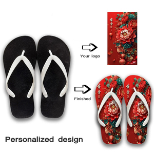 OEM Personalized Designer Printing Logo Summer Beach Slippers <strong>Flip</strong>-<strong>flop</strong> Custom Die-Cut Sole Logo <strong>Flip</strong> <strong>Flops</strong> Women Men Wholesale - Product Image 4