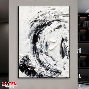 Commercio all'ingrosso della fabbrica dipinto a mano astratto olio medio paesaggio soggetti arte parete tela - Product Image 5