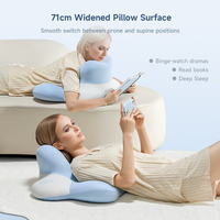 Almohada de Descanso Zeemora Relax Bed, Cojín de Soporte de Gran Cobertura, Ajustable al Cuerpo, Ideal para Ver en Posición Prona, Leer Acostada o en Posición Recta