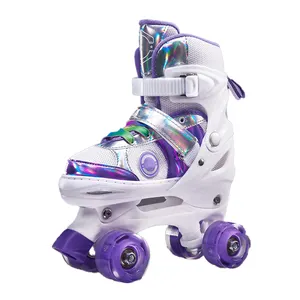 Aisamstar Best Seller Kids 4 Wheels Roller Skates Can Custom With Flashing Wheels Roller Skates