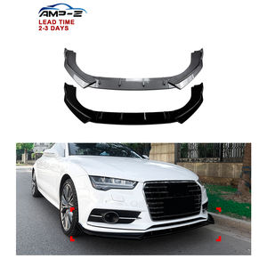 ขอบกันชนหน้าสีดำเงาวัสดุพลาสติก AMP-Z <span class=keywords><strong>A7</strong></span>สำหรับ <span class=keywords><strong>Audi</strong></span> <span class=keywords><strong>A7</strong></span> S7 C7ปรับโฉม2015-2018 - Product Image 1