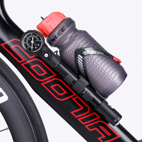GIYO Mini pompe à air portable légère pour vélo Haute pression 300psi Pompe à main pour vélo avec autres pièces
