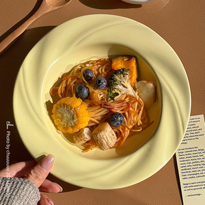 Assiettes en céramique couleur crème, rondes, profondes, pour soupes et pâtes, pour hôtels, cafés, et réceptions. - Product Image 4
